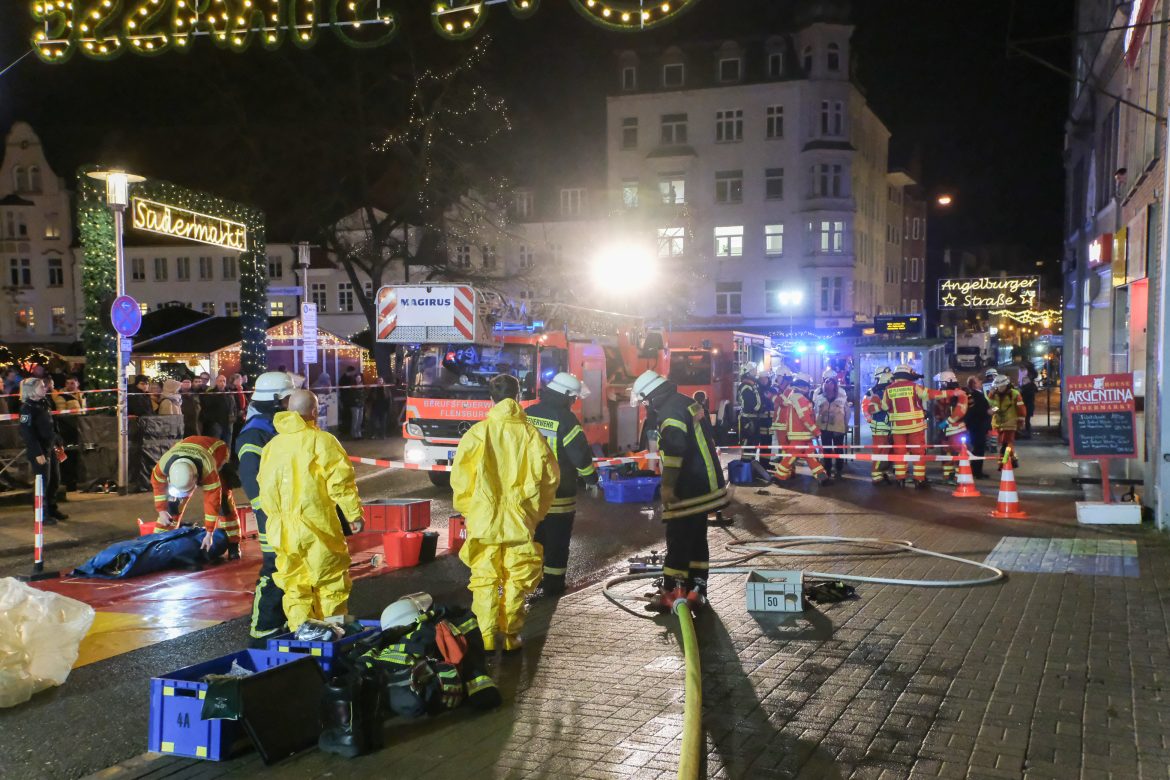 Gefahrguteinsatz am Südermarkt